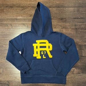 Polo by Ralph Lauren hoodie, Kids M (10-12), Blue, Yellow.